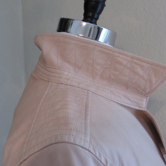 Athleta Salt Flat Leather Moto Jacket - Like New - Picture 9 of 13